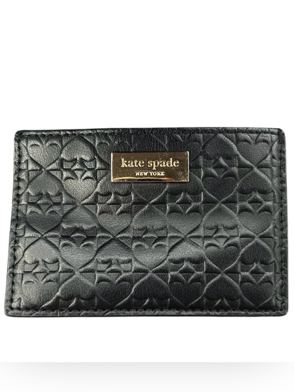 Kate Spade Penn Place Embossed Graham Card Holder
